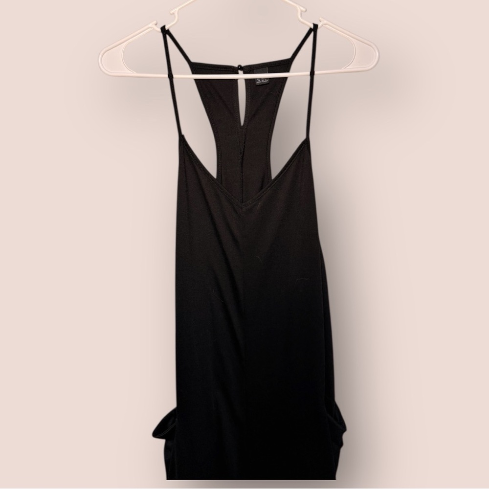 Black Sleeveless Romper